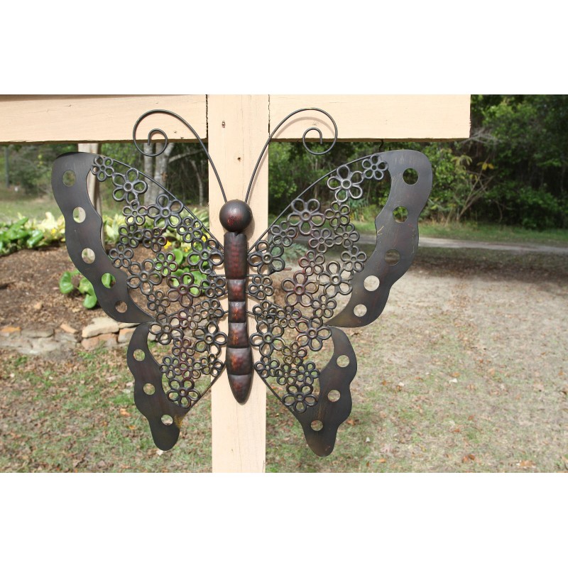 SHORELY YOURS DECOR Metal Butterfly Wall Decor - Extra Large