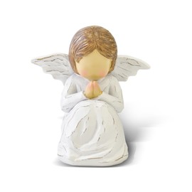CUNTAUK Guardian Angel Statue, Praying Angel Figurines for Women for Thanksgiving Christmas Home Decor Ornament Memorial Gifts