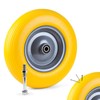 Grafner Wheelbarrow Wheel Puncture-proof Solid Rubber, 4.80/4.00-8, Diameter 390 mm,