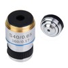 40X 185 Biological Microscope Achromatic Objectives Lens 160/0.17
