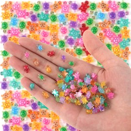 Winsyison 50pcs Mini Turtles for Crafts, Luminous Sea Resin Turtle Miniature Figurines, Cute Tiny Animals Figurines for Nail Art Plant Decor Handicrafts Miniature Gardens Landscapes