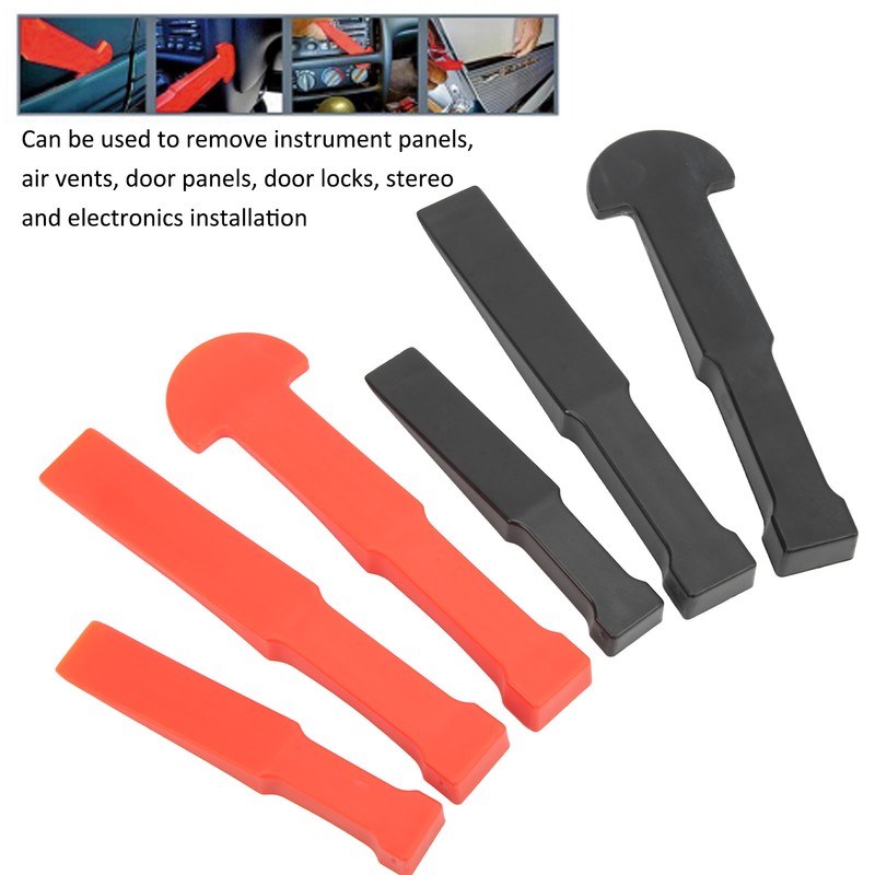 6pcs Non Marring Pry Bar Set Universal ABS Multi Wedge