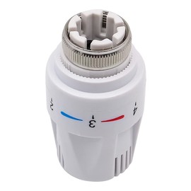 ANCLLO 2PCS Thermostatic Radiator Valve TRV Radiator Valves Replacement Head M30x1.5 Radiator Thermostat Valve Head for Home Office Bedroom