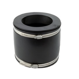 Fernco P1051-46 4" x 6" Flexible PVC Pipe Coupling for Asbestos Concrete or Ductile Iron to Clay, Plastic or Steel Plumbing Waste Connections