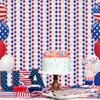 4th of July Decorations 3 Pack Foil Fringe Garland Tinsel