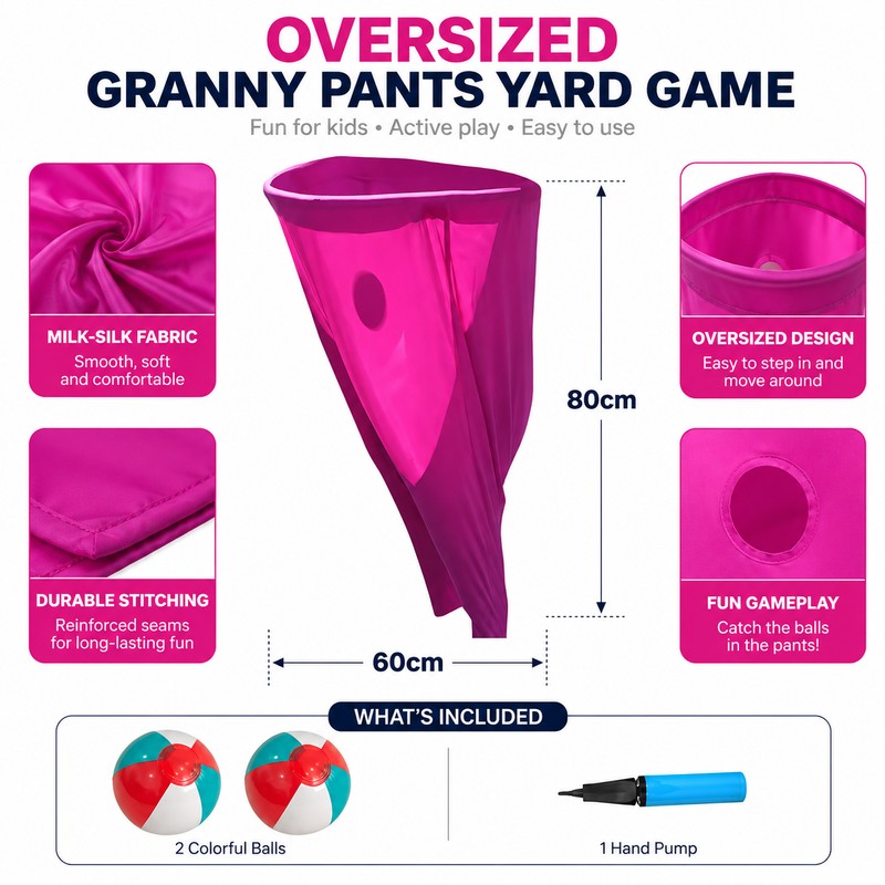 Granny Pants Yard Toss Game for Parties – Complete Outdoor