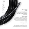 Pneumatic Tubing Black PU Air hose Pipe Tube Kit 6mm