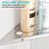 Qeke 10" Bathroom Corner Shelf, 2 Pack Recessed Shower Shelf