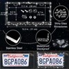 NBTEPEM 27 PCs Black Bling Car Accessories Set for Women,