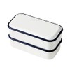 Takenaka Retro Moda Lunch Box, Square Lunch, Navy, Upper Level,