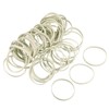 MECCANIXITY 60 Pack Rubber Band Stretchable Rubber Elastic Band White