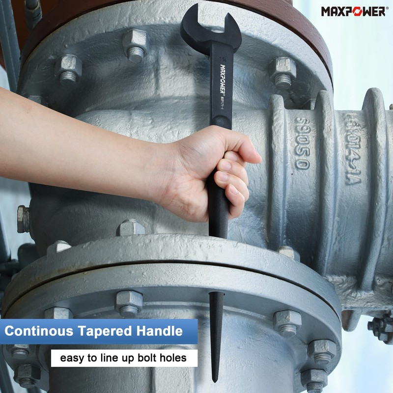 MAXPOWER Spud Wrench, 1-5/8 inch Nominal Opening