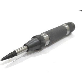 Buyohlic Automatic Center Punch with Replaceable Hardened Steel Tip (Heavy Duty)