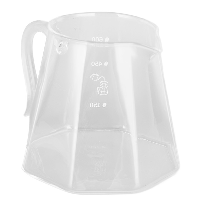 600ml Hand Drip Coffee Glass Cup with Unique Eagle Beak