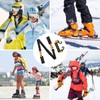 DELAESI Ski Straps 2 Pieces Adjustable Ski Carrier Strap Cushioned