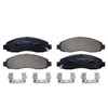 Detroit Axle - Front Ceramic Brake Pads with Hardware Set