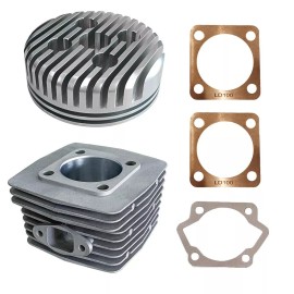 CDHPOWER High Compression Racing Head and Cylinder Set for LD100/YD100 Bicycle Engine Kit