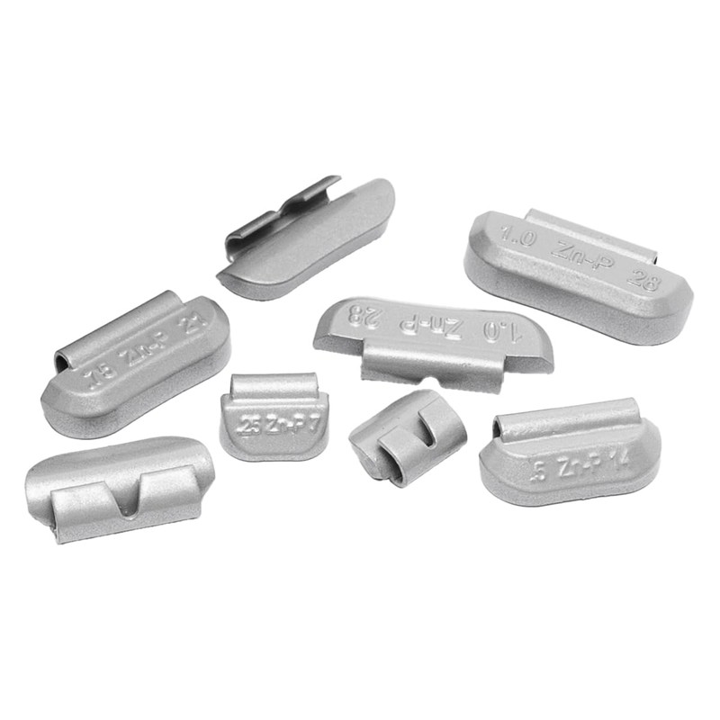 CKAuto 100Pcs P Series Zinc Clip on Wheel Weights Assortment,