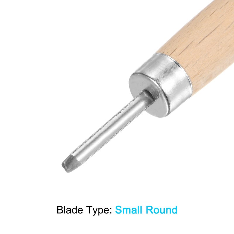 uxcell Wood Carving Knife Tool Chisel, 3mm 65# Manganese Steel