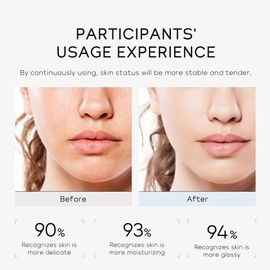 Hocossy Gesichtspflege Set 5 Stück, Gesichtspflege Set Damen Reinigungsmilch Toner Essenz Creme Augencreme Serum, Skincare Set für Alle Hauttypen Feuchtigkeitspflege (Amino Acid)