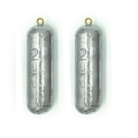 Deep Drop Fishing Lead Weight Sinker, 2lb-5lb Available, Fits in Rodholder, Made in The USA (5lb)