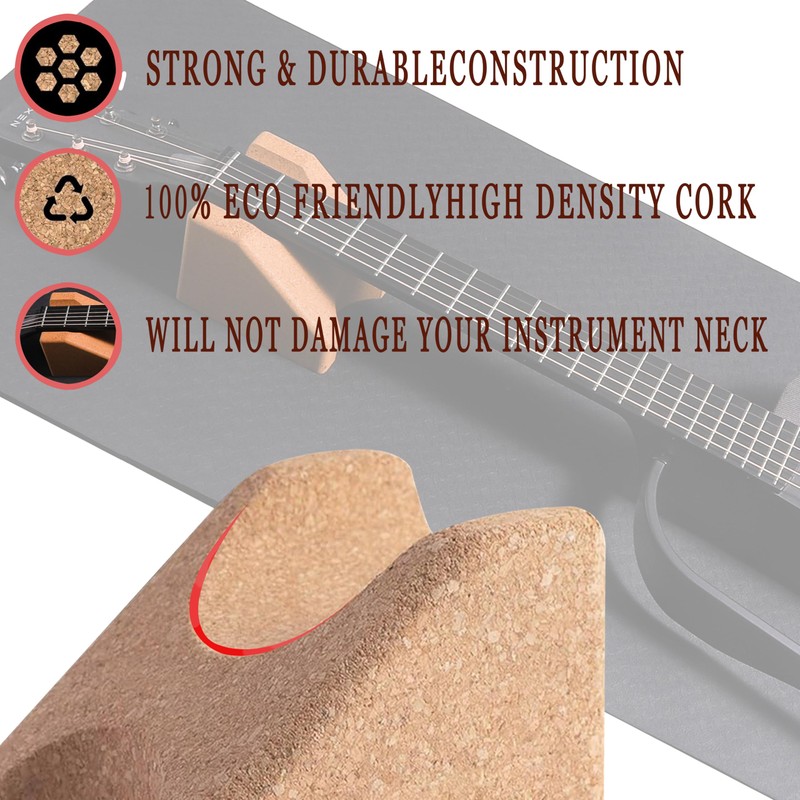 Guitar Cleaning Kit Including Guitar Work Mat,Guitar Neck Rest,Guitar String