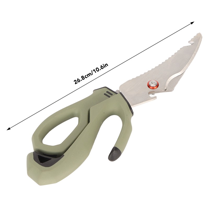 Stainless Steel Kitchen Scissors Multipurpose Detachable Fish Scissors for Kitchen