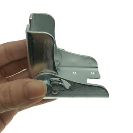 KAFENDA Folding Table Leg Hinges,Table Leg Bracket, 90° Locking Extension self-Locking Hinges for Folding worktops and Kitchen Folding Tables (4 Silver)