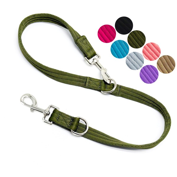 Double Ended Dog Leash,for Obedience Training Easy to Use,Lightweight,Soft for