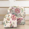FUANGUI 2 Piece Club Chair Slipcover Stretch Barrel Chair Covers