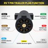 Oyviny Heavy Duty 7 Way Trailer Plug Cord with Double