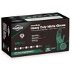 TitanFlex Green Nitrile Gloves 6 Mil Heavy Duty, XX-Large, Raised