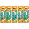Bic 4 Colours Velour Retractable Multi-Coloured Ballpoint Pens, Medium Point