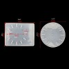 Molde De Silicona Para Reloj 5636 Redondo, 1 Pieza
