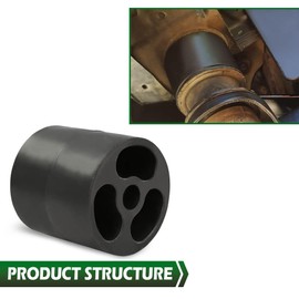 GRAND ORANGE Universal Car Body Lift Block 3" Tall x 3" Wide 3396 Repacement Plastic Black 1pc