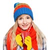 [GEEGVVV] Knit Gloves Adult Magic Gloves for Women Men Stretch