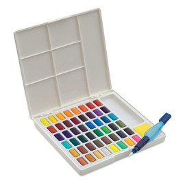 Faber-Castell Watercolour Paint Set, Watercolour Box, 48 Colours