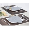 Surmente 20-Inch Polyester Cloth Napkins Linen Dinner Napkins - Set