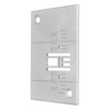Straight Stitch Needle Plate Professional Replacement Steel Fine Machined Needle