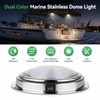 7 Inch 12V Marine Boat Dome Light Dual Color