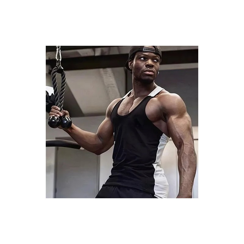 Camiseta Deportiva De Moda Masculina Sin Mangas Gym