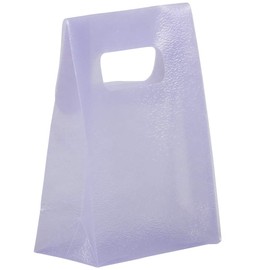 JAM Paper Frosted Lunch Bags - 3 x 4 x 1 1/2 - Purple - Sold Individually