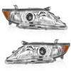 WEELMOTO Headlights Compatible with 2010 2011 Camry 4-Dr Sedan Only