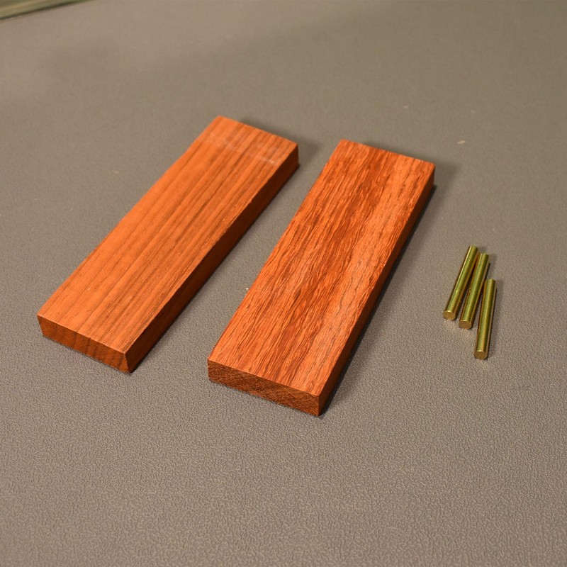 Knife Handle Material,Knife Scales Wood with Knife Handle Pins Brass
