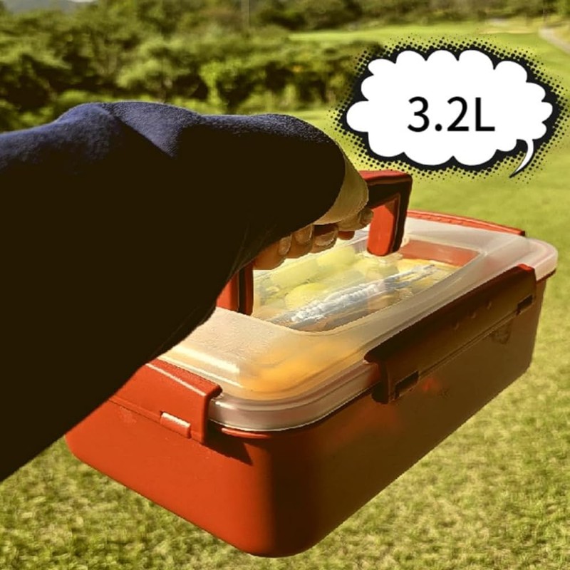 7L-1, 3.2L-2, Airtight Kimchi Container with Handle, Multi-Purpose Food Storage