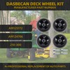 Dasbecan AM125172 Deck Gage Wheels Kit Compatible with John Deere