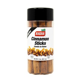 Badia Cinnamon Sticks, 3 oz – Sweet and Warm Aromatic Whole Cinnamon Spice – Natural, Gluten Free, Kosher, and No MSG