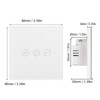 Smart Dimming Touch Switch Bluetooth APP Remote Voice Control WIFI