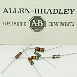 Allen-Bradley ( 10 PCS ) 13K Ohm 1/4W 5% Carbon Comp Allen Bradley Resistor .25W  RCR07G133JS