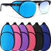 Nuanchu 6 Pcs Silk Eye Patches for Adults Kids Men